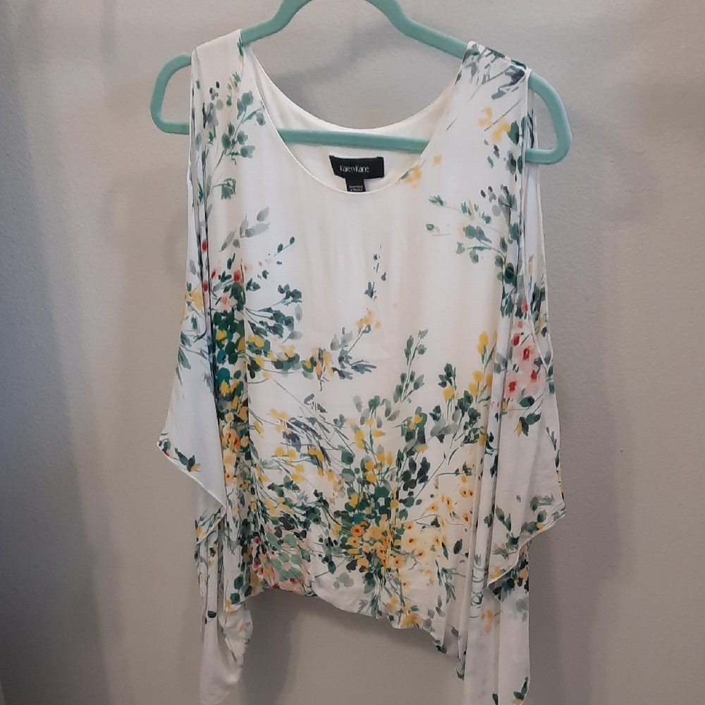 Karen Kane Cold Shoulder Blouse